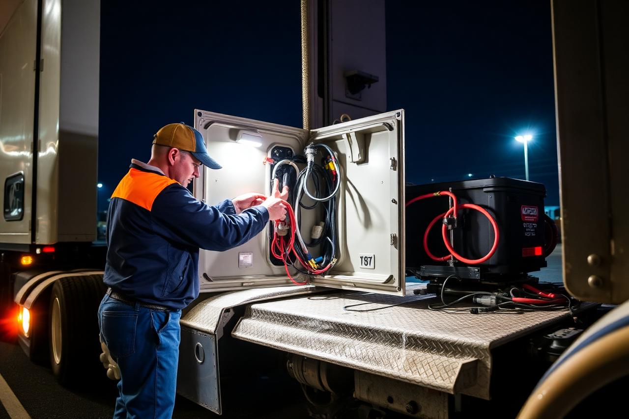 Battery Jump Start in Tennessee — Top Truck Repair mobile truck service